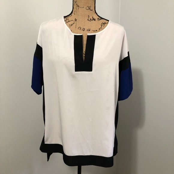 {Chico’s} Color-block Blouse - Picture 2 of 7